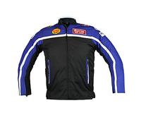 KEROZEN Bambino Moto - Giacca di protezione traspirante per motocross, per bambini e tutte le 4 stagioni (8 Years, BLUE)