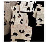 KERREY Accessori Violino 100pcs Violino Ponte 4/4 3/4 1/2 1/4 1/8 Legno di Acero Violino Ponte, Violino Accessori Ricambi (Color : 1/4)