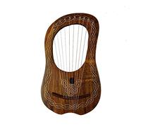 KERREY Arpa a Lira in Legno 10 String Lyre Harp Musical Strumentario Musicale in Legno in Miniatura Arpa Accessori Musicale