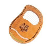 KERREY Arpa a Lira in Legno 16 String Lyre Harp Mahogany Body Body Strument Strument Strument Strument con Chiave di Tuning