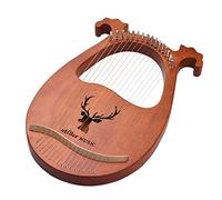 KERREY Arpa a Lira in Legno 16 String Lyre Harp Strumento in Legno Massello in Legno Massello E Schema di Tonificazione del Modello Elk Strings per La Pulizia dei Panno per La Pulizia