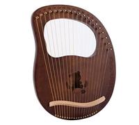 KERREY Arpa a Lira in Legno 19 Corde in Mogano Lyre Harp Strumento A Corda con Chiave Tuning per Gli Amanti della Musica Principiante (Color : Light Green)