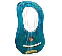 KERREY Arpa a Lira in Legno Lyra Harp 10 Metal String String Ancient Grecia Style Lyra Harp con Chiave di Tuning per Bambini Adulti E Amanti della Musica per Principianti