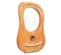 KERREY Arpa a Lira in Legno Lyre Harp Greek Violin 10 String Lyra Harp con Back Bag Tuning Chiave per Bambini Principianti Amanti Musicali