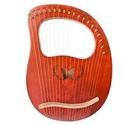 KERREY Arpa a Lira in Legno Lyre Harp Greek Violin 19 String Harp con Carry Borsa Tuning Wrench Orchestral Harp for Music Enthusiast Beginners