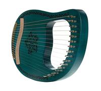 KERREY Arpa a Lira in Legno Mahogany 16 String Harp con Chiave Inglese Adatto per Amanti della Musica Bambini E Adulti