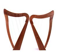 KERREY Arpa a Lira in Legno Mogany Arpa 15 Corde in Nylon Stringhe con Sacchetto di Trasporto, Tuning Wrench Lire Arpa