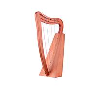 KERREY Arpa a Lira in Legno Strumento di Corda in Legno di Lyre Harp A 15 Corde con Cinturino per Carry Cinghia Panno di Pulizia Pickup Chiave per Principianti (Color : Burlywood Color)