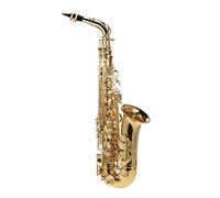 KERREY BE Sassofono Contralto Ottone Laccato Oro Mi Piatto Sax 82Z Chiave con Custodia Studente principiante di Sassofono