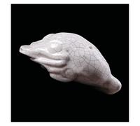 KERREY Blue Crack/White Crack Alto A Sei Fori Alto A-Tone Ceramica Ocarina Forma Unica Strumento Musicale Ocarina AA A 6 Fori Ocarina Professionale (Color : 02)