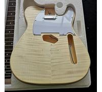 KERREY Chitarra Elettrica Acustica Fai da Te Kit Basswood Body Rosewood Fingerboard Maple Neck Guitar per TL Corpo Chitarra incompiuto (Color : 02)