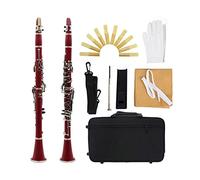 KERREY clarinetto Professionale Clarinetto 17 Tasti BB Tono clarinetto Professionale Tubo Nero (Color : Style 13 Set)