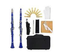 KERREY clarinetto Professionale Clarinetto 17 Tasti BB Tono clarinetto Professionale Tubo Nero (Color : Style 9 Set)