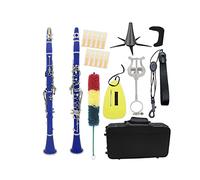 KERREY clarinetto Professionale Clarinetto 17 Tasti BB Tono clarinetto Professionale Tubo Nero (Color : Style 8 Set)