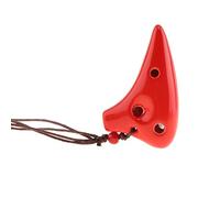 KERREY Collana A 6 Fori Mini Alto Tone C Ocarina Strumento per Ocarina in Ceramica con Corda per Appendere 4 Colori Opzionali Ocarina Professionale (Color : 03)