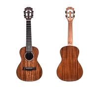 KERREY Concerto Ukulele 23/26 Pollici Koa Wood con Gig Bag Uke Strap Strings Panno di Pulizia Capo 2pcs Picks Celluloid Ukulele Viaggio (Color : 26 inch)