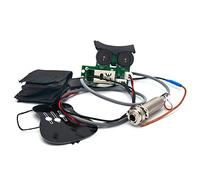 KERREY Equalizzatore di Pickup del Sottomarino del Foro Audio con Il Sistema di Preamplificatore di Bordo per La Chitarra Acustica Pickup Chitarra Acustica