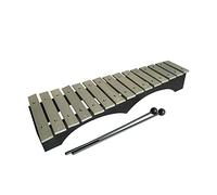 KERREY Glockenspiel Piano in lamiera di Alluminio a 15 Toni Che bussa a Mano Pianoforte Struttura in Legno Piastra in Alluminio Pianoforte Che Suona Materiale didattico Musicale Carillon