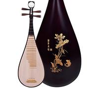 KERREY Liuto Cinese in Legno Duro Internole Bone Flower Anno Dopo Anno Pipa National Musical Strumento Musical Pipa Pratica Pratica Pratica Cinese Lute