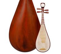 KERREY Liuto Cinese in Legno Duro Strumento Musicale Nazionale Te's Ancient Yi Ematoxylin E Mogano Playing Grade Test Adult Piano Chinese Liuto