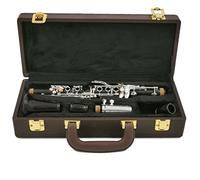 KERREY New EB 17 Keys Clarinetto Professionale Clarinetto in Legno di Ebano Tasto Mi Bemolle Placcato Argento per Prestazioni di Gioco Strumenti a fiato (Color : Army Green)