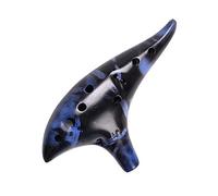KERREY Ocarina in Ceramica Professionale A 12 Fori Alto C Tone Classic Ocarina Instruments con Custodia Protettiva Ocarina Professionale (Color : 01)