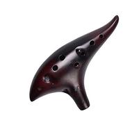 KERREY Ocarina in Ceramica Professionale A 12 Fori Alto C Tone Classic Ocarina Instruments con Custodia Protettiva Ocarina Professionale (Color : 04)