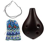 KERREY Ocarina Strumento Musicale 6 Fori C Alto Dolomite Ocarina con Cordino Principiante Ocarine Woodwind Regalo Compleanno Ocarina Professionale (Color : 02)