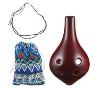 KERREY Ocarina Strumento Musicale 6 Fori C Alto Dolomite Ocarina con Cordino Principiante Ocarine Woodwind Regalo Compleanno Ocarina Professionale (Color : 01)