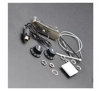 KERREY Pick-up per Chitarra Acustica Pickup in Ceramica Piezo Pickup Preamplificatore EQ Passivo per Chitarra Acustica con Manopola di Controllo del Volume E del Tono