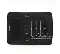 KERREY Pickup per Chitarra Acustica Tuner Cromatico 4 Band Equalizzatore Accessori per Chitarra Acustica Pickup Chitarra Acustica