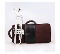 KERREY Principianti A Suonare Strumenti in Ottone Tromba B-Down Placcata in Argento Tromba Contralto Standard con Accessori per Bocchino 7C Standard Tromba