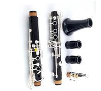 KERREY Principianti Clarinetto Clarinetto Professionale La Melodia 17 Tasti Argentato Rame-Nichel Strumenti per Clarinetto per Adulti