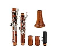 KERREY Red Wood Professional 17 Tasti Clarinetto BB Palissandro Chiavi Argentate in Legno Massello SIB Klarnet Strumenti a fiato