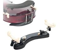 KERREY Regolabile 3/4 4/4 Violino Spalla di Riposo Imbottito Nero E 10 Pezzi Violino Spalla in Gomma Acessorie di Violino Kit acessori Violino