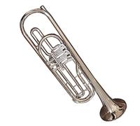 KERREY Strumenti Musicali Tromba Basso SIB con Custodia Bocchino Corpo in Ottone Giallo Lacca Nichel Argento Placcato Standard Tromba