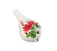 KERREY Strumento Musicale per Ocarina A 6 Buche con Tono di Do Contralto Ocarina in Ceramica Dipinta A Mano per Principianti A 6 Buche per Bambini Ocarina Professionale (Color : 02)