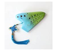 KERREY Strumento Musicale Professionale per Ocarina Tono Do Alto Ocarina in Ceramica Tono AC Serie Cielo Stellato Professionale A Tre Tubi Ocarina Professionale (Color : 03)