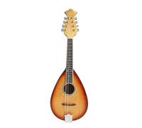 KERREY Treble Mandolino Foro Rotondo Eight Strings Strumento Mandolina con Scatola in Pelle Mandolino