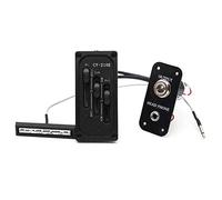 KERREY Violino Elettrico Fiddle Pickup Regolabile Bridge Pickup Pickup Piezo per Violino Elettrico Nero Pickup Chitarra Acustica