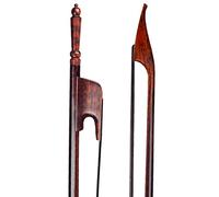 KERREY Violino Fiocco Arco per Violino in Stile Classico Crine di Cavallo Nero con Arco A Vite Lungo Well Balance 4/4 Arco in Legno di Serpente