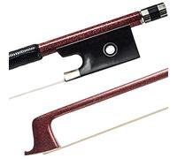 KERREY Violino Fiocco Ben Balance 4/4 Arco per Violino Arco per Violino in Fibra di Carbonio Violino Acustico Arco per Violino Elettrico Ebano Rana Colore Marrone (Size : 1)