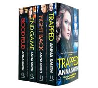 Kerry Casey Series (1-4) Books Collection Set By Anna Smith (Trapped, Fight Back, End Game, Blood Feud)