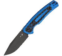 Kershaw AUTO LAUNCH 21 - ALUM BLU/M4 BLK Button Lock K-7106BLU