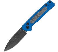 Kershaw AUTO LAUNCH 22 - ALUM BLU/MAGNACUT BW Button Lock K-7205BLUBW