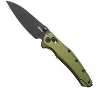 Kershaw Bareknuckle Duralock 6777 Black PVD CPM MagnaCut, OD Green Aluminum, coltello da tasca