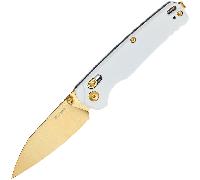 Kershaw BEL AIR - ALUM COATED WHT/MAGNACUT GLD DuraLock K-6105WGLD