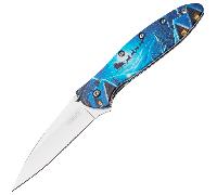 Kershaw LEEK 14C28N Stone washed with Aluminum Handle - Xmas K-1660C25