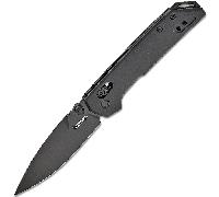 KERSHAW MINI IRIDIUM BLK Ossido Nero D2 Alluminio Nero DuraLock K-2051BLK