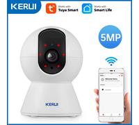 KERUI Mini Indoor Wireless 5MP Tuya Smart Wifi IP Camera Home Security CCTV Tele